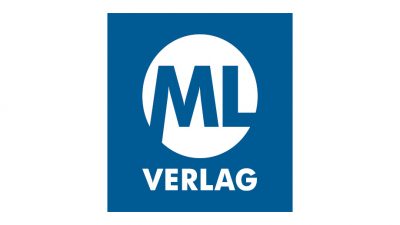 Logo des ML Verlags, einem Verlag für medizinische und wissenschaftliche Fachpublikationen.