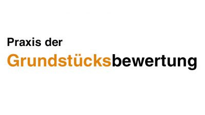 Logo von Praxis der Grundstücksbewertung, einer Fachzeitschrift für Immobilienbewertung und Grundstücksanalyse.